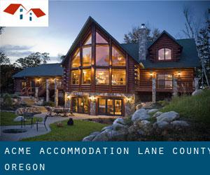 Acme accommodation (Lane County, Oregon)