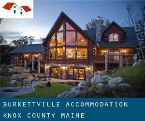 Burkettville accommodation (Knox County, Maine)
