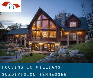 Housing in Williams Subdivision (Tennessee)